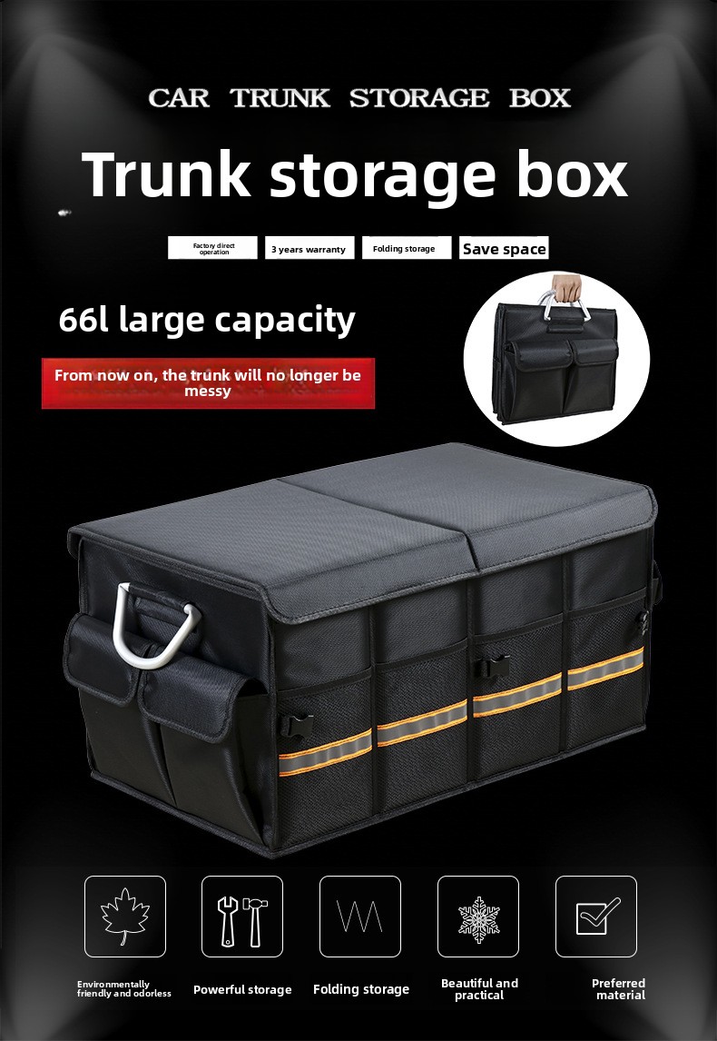In-stock Accessories Car Trunk Storage Box Foldable Organizer_voghion.com
