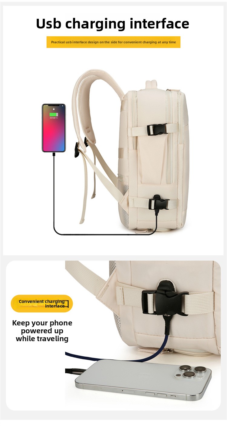 New Expandable Large Capacity Multifunctional Casual Laptop Bag Short Trip Backpack_voghion.com