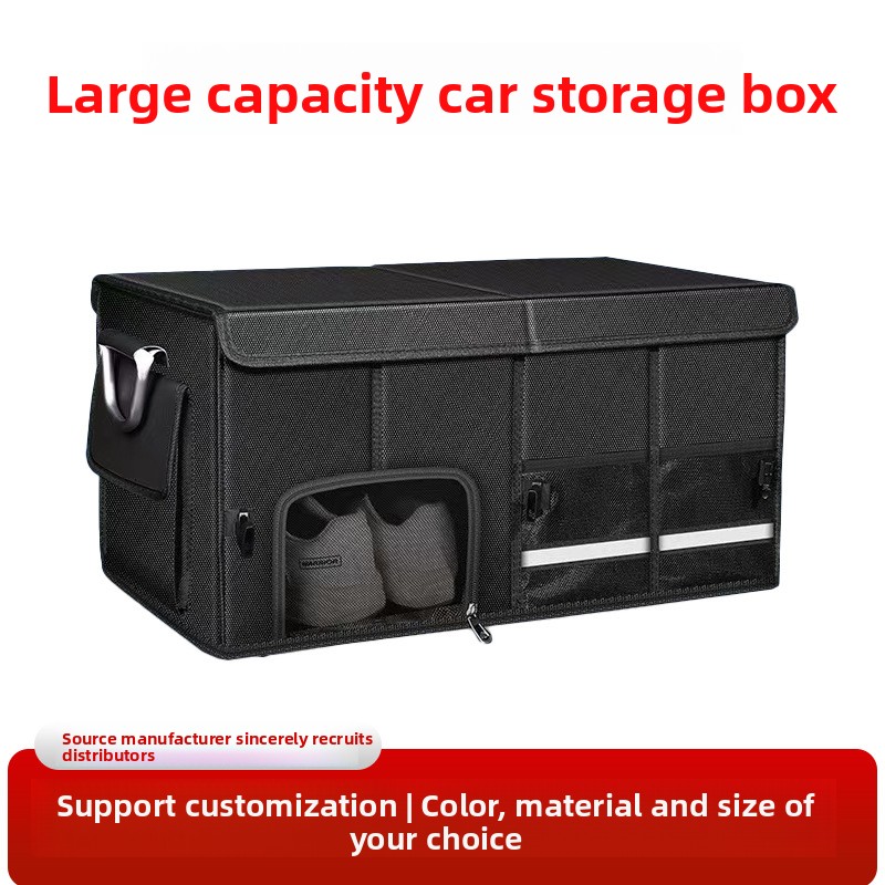 Car Storage Portable Large Capacity Foldable Luggage Box Multi-Functional Trunk Organizer_voghion.com