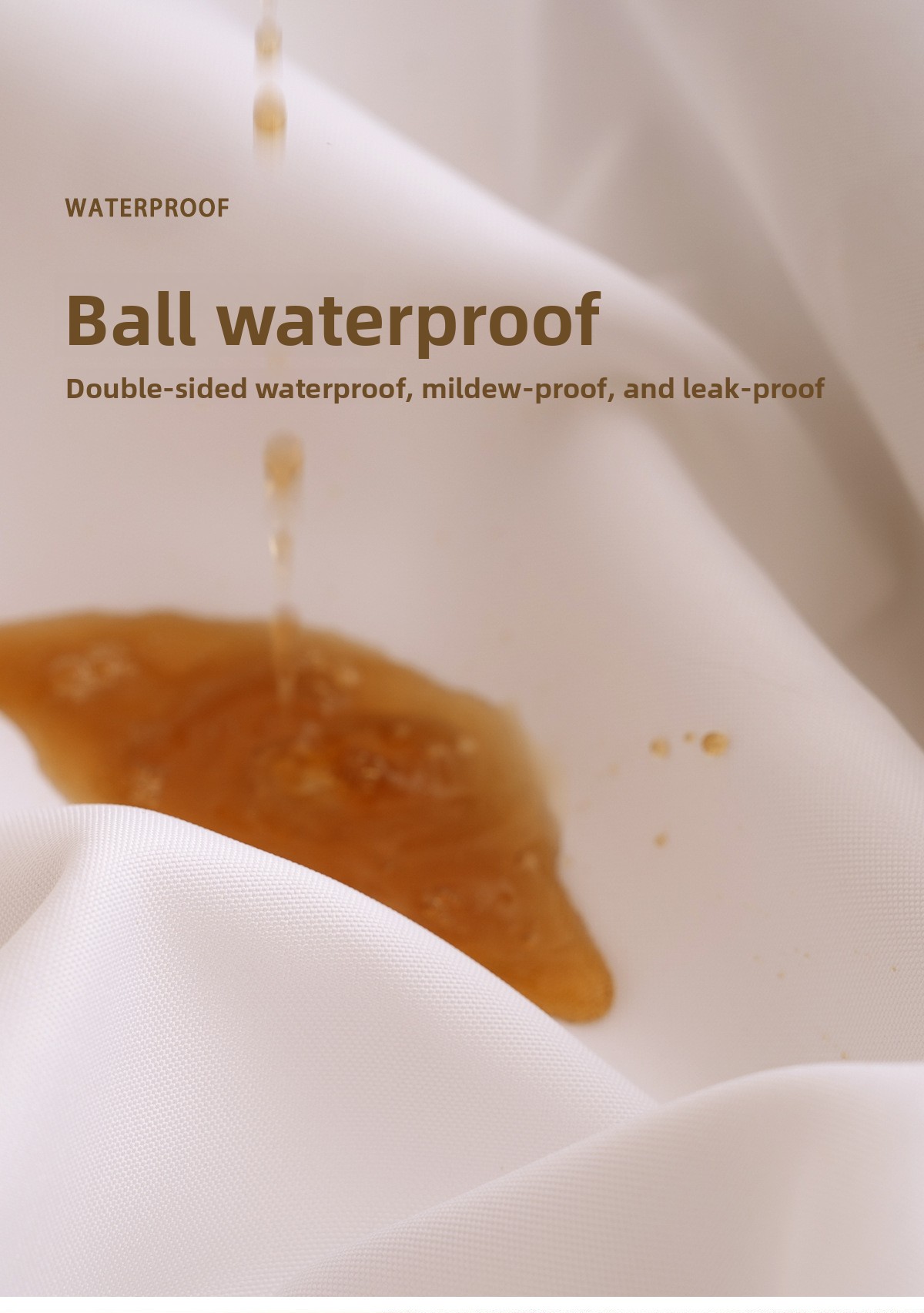 Polyester Waterproof Mildew-proof Curtain Set, No Nails Or Drilling Required, Easy To Install, Suitable For Dormitory_voghion.com