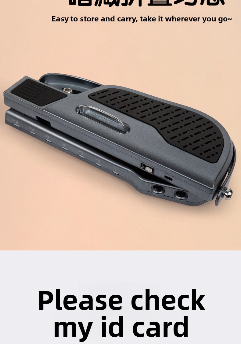 Cross-Border Children's Smart Electronic Stringless Automatic Toy For Beginners Entry-Level Foldable Guitar_voghion.com