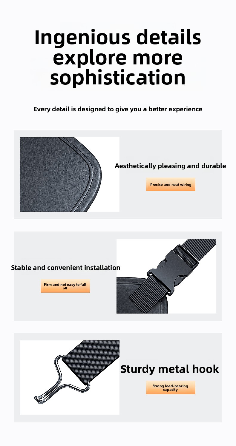 Middle Seat Hanging Tissue Box Central Control Bag Storage Car Interior_voghion.com