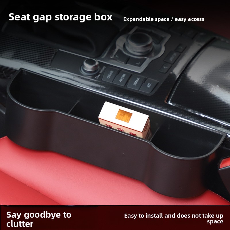Boîte de rangement Gap pour compartiment central de siège, organisateur multifonctionnel pour l'intérieur de voiture_voghion.com