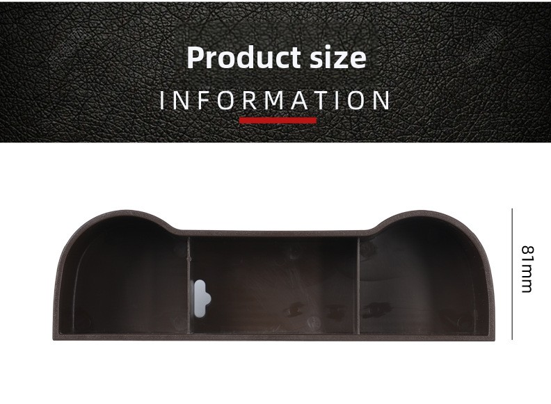 Boîte de rangement Gap pour compartiment central de siège, organisateur multifonctionnel pour l'intérieur de voiture_voghion.com