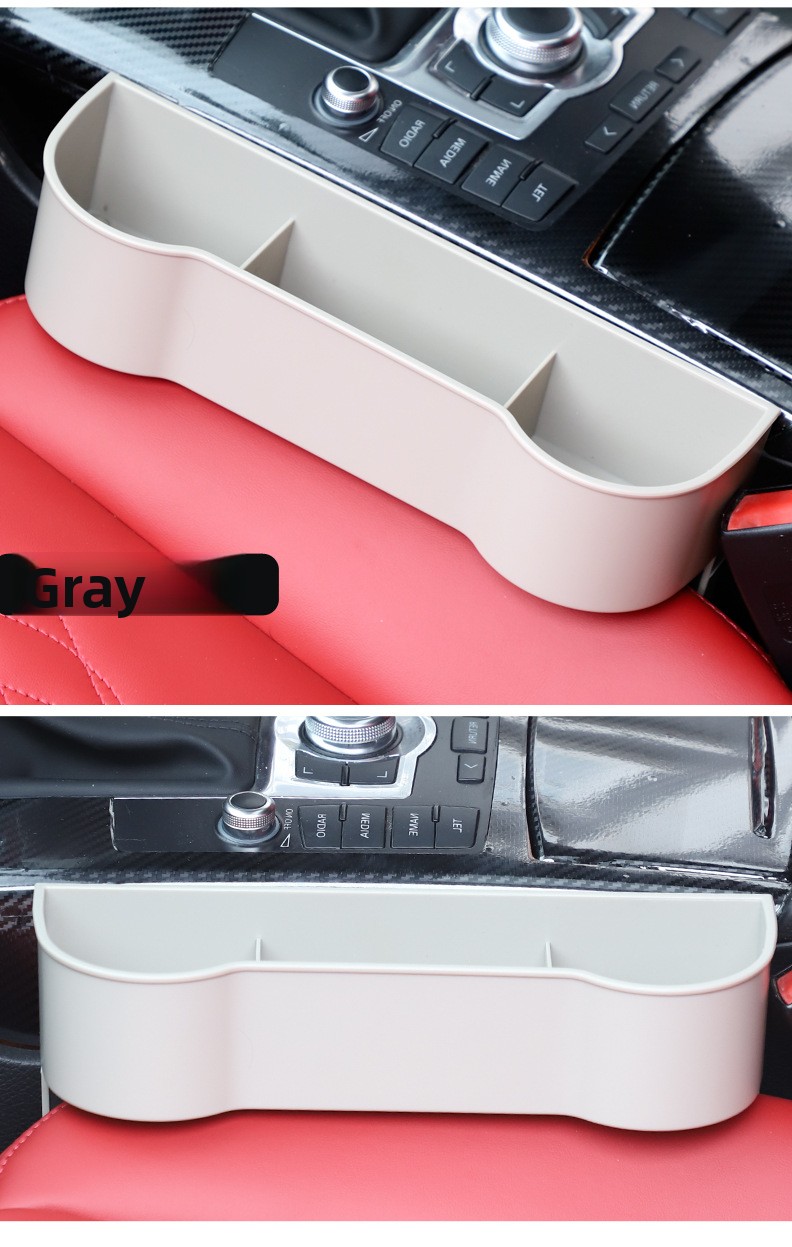 Boîte de rangement Gap pour compartiment central de siège, organisateur multifonctionnel pour l'intérieur de voiture_voghion.com