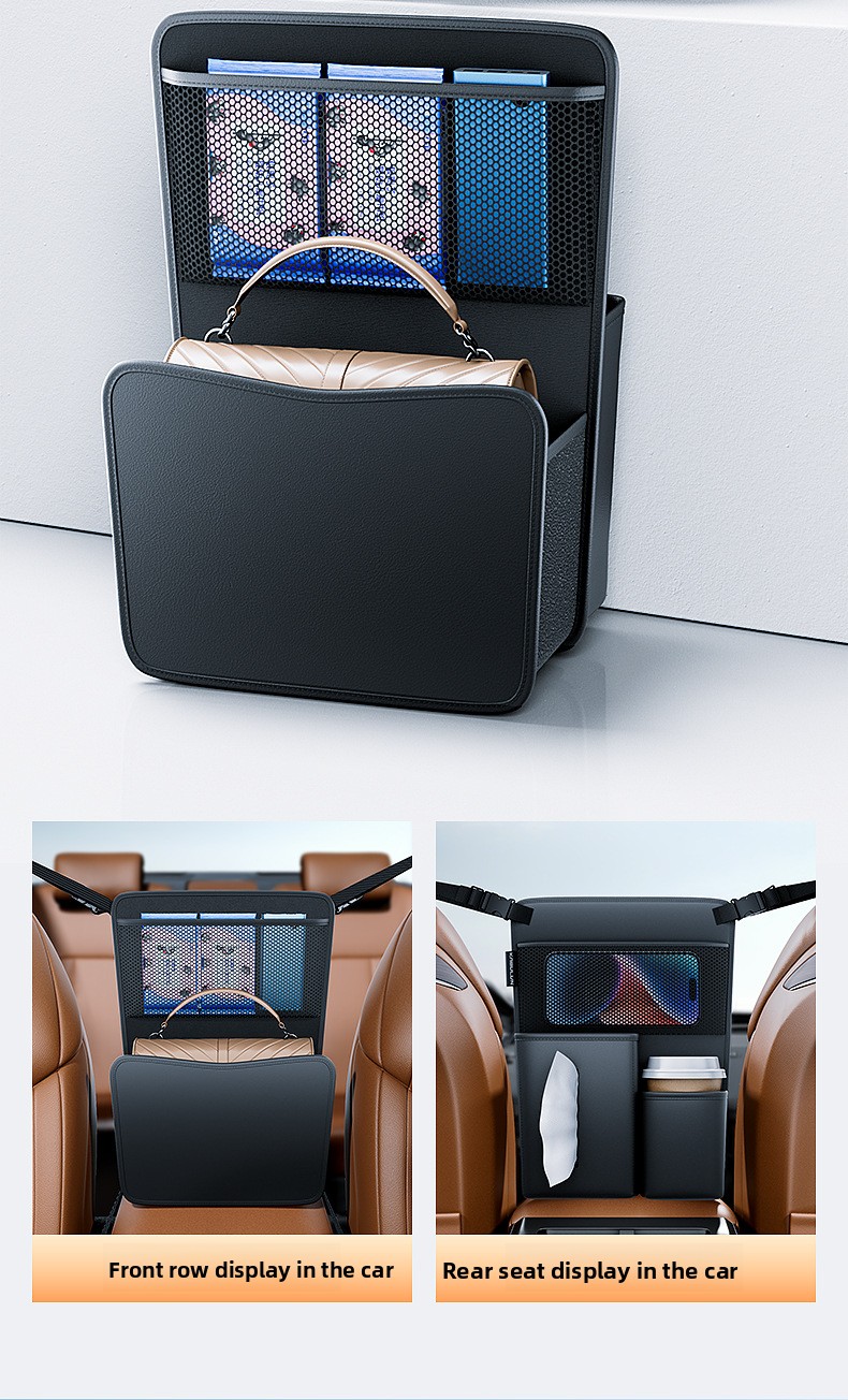 Middle Seat Hanging Tissue Box Central Control Bag Storage Car Interior_voghion.com