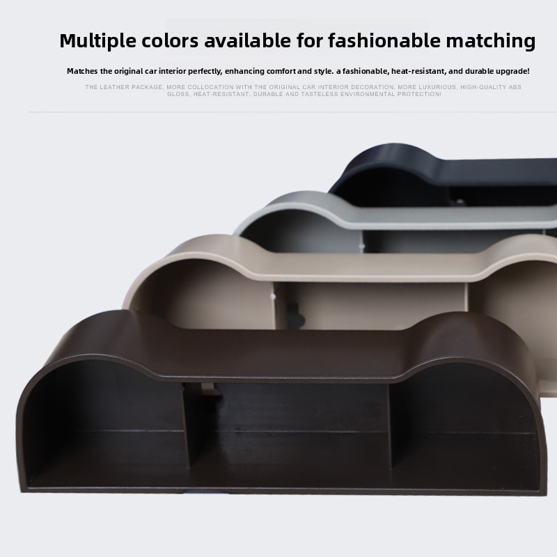 Boîte de rangement Gap pour compartiment central de siège, organisateur multifonctionnel pour l'intérieur de voiture_voghion.com