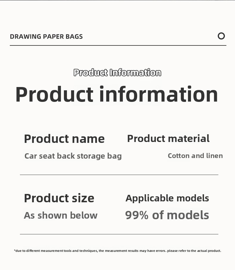 Trash Can Multi-Functional Bag Cartoon Car Seat Back Hanging Storage Box_voghion.com