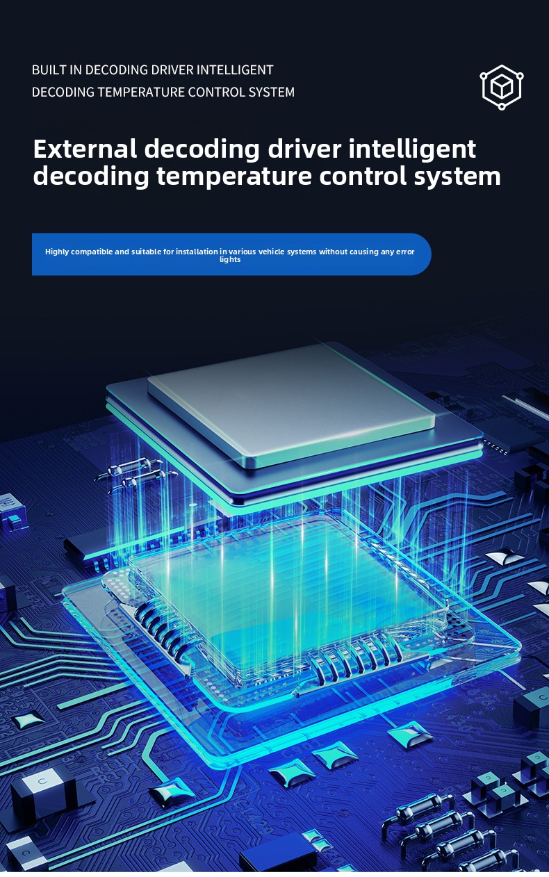 Suitable For 10-18 Geely Vision LED Modification High Low Beam Front Headlight Bulb Super Bright_voghion.com