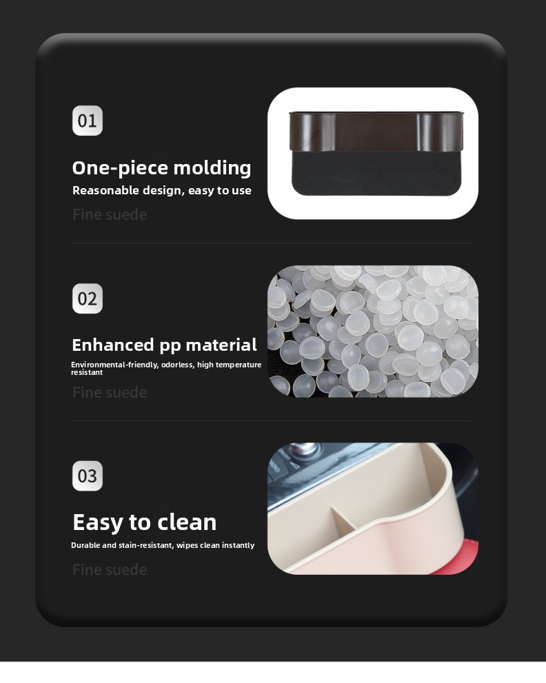 Boîte de rangement Gap pour compartiment central de siège, organisateur multifonctionnel pour l'intérieur de voiture_voghion.com