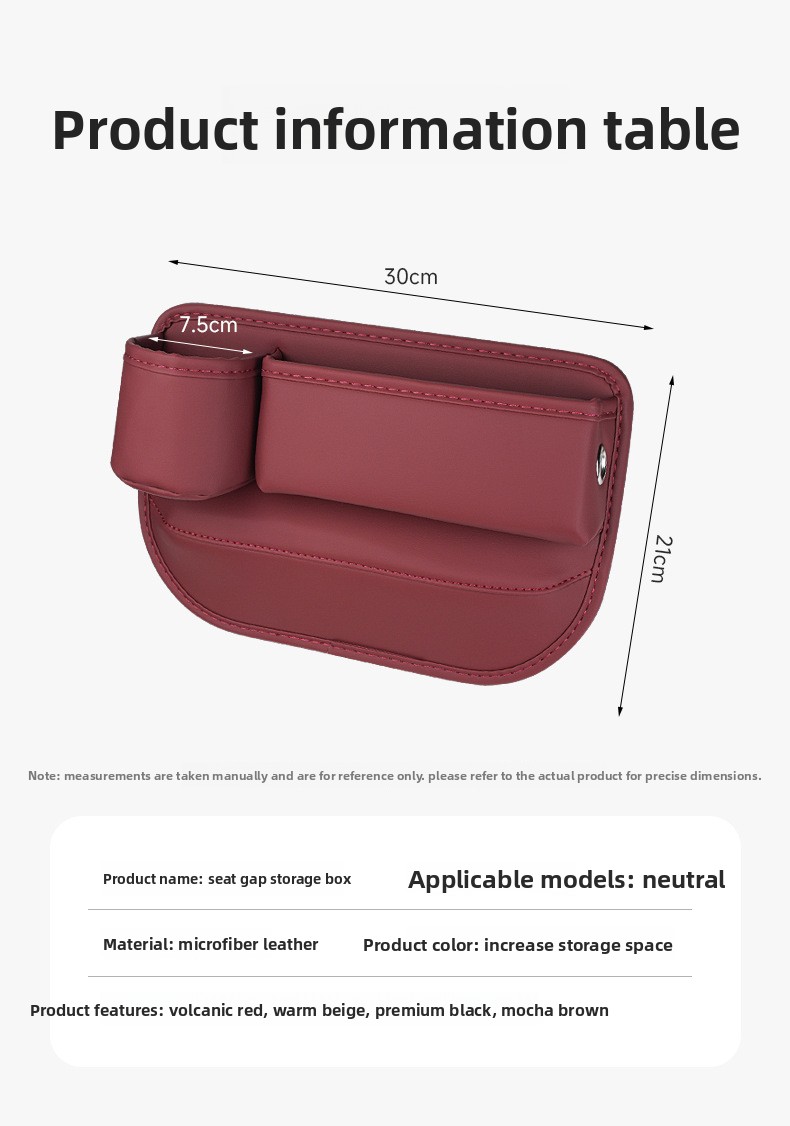Seat Box Multifunctional Gap Car Interior Storage Bag Organizer_voghion.com