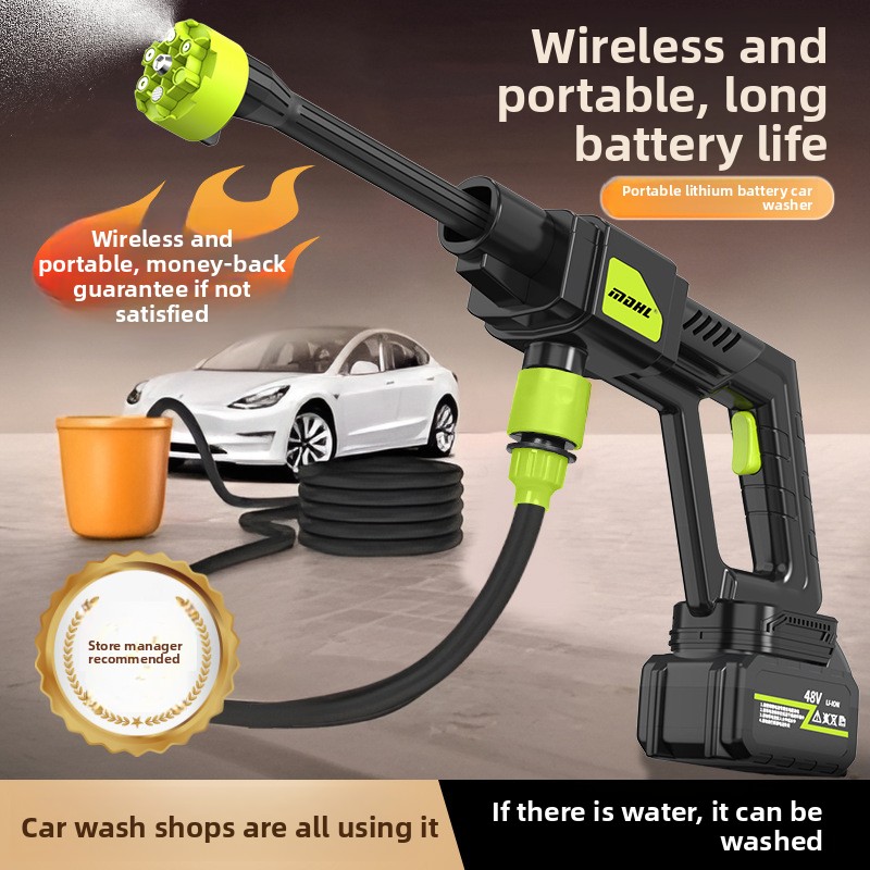 Nowy model myjni samochodowej z 2025 roku, bestseller transgraniczny, pistolet na wodę wysokociśnieniowy Wiress do użytku domowego, producent_voghion.com