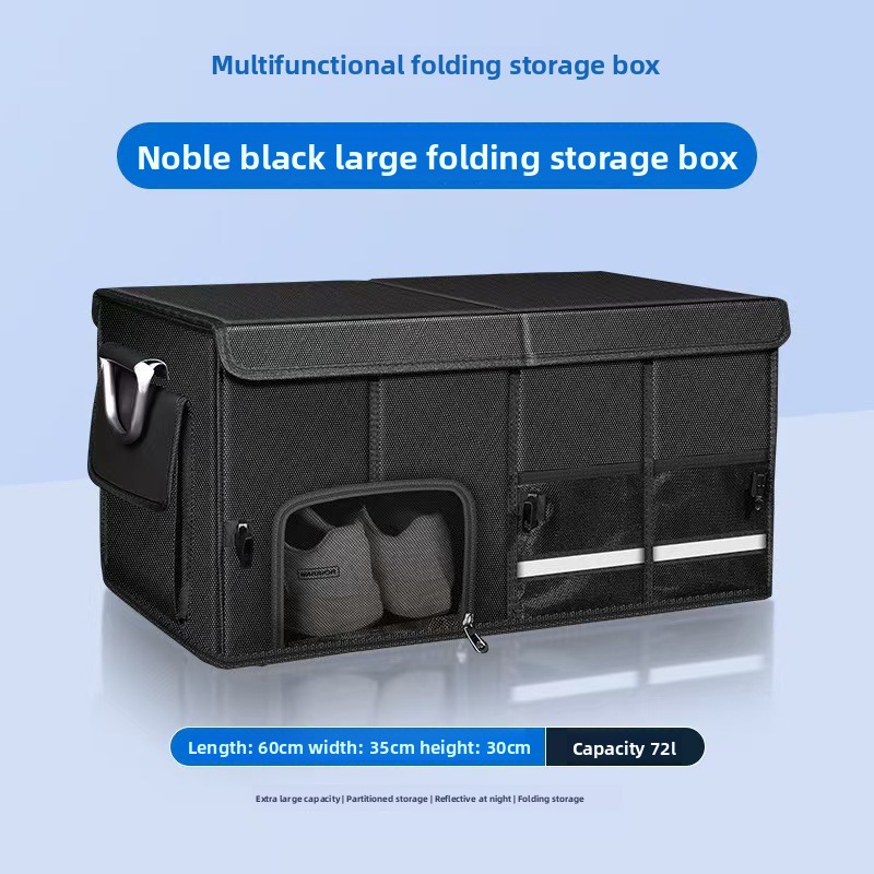 Car Storage Portable Large Capacity Foldable Luggage Box Multi-Functional Trunk Organizer_voghion.com