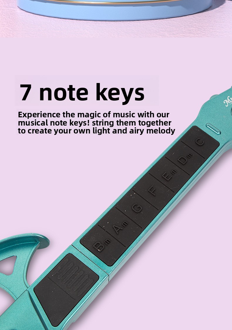 Cross-Border Children's Smart Electronic Stringless Automatic Toy For Beginners Entry-Level Foldable Guitar_voghion.com