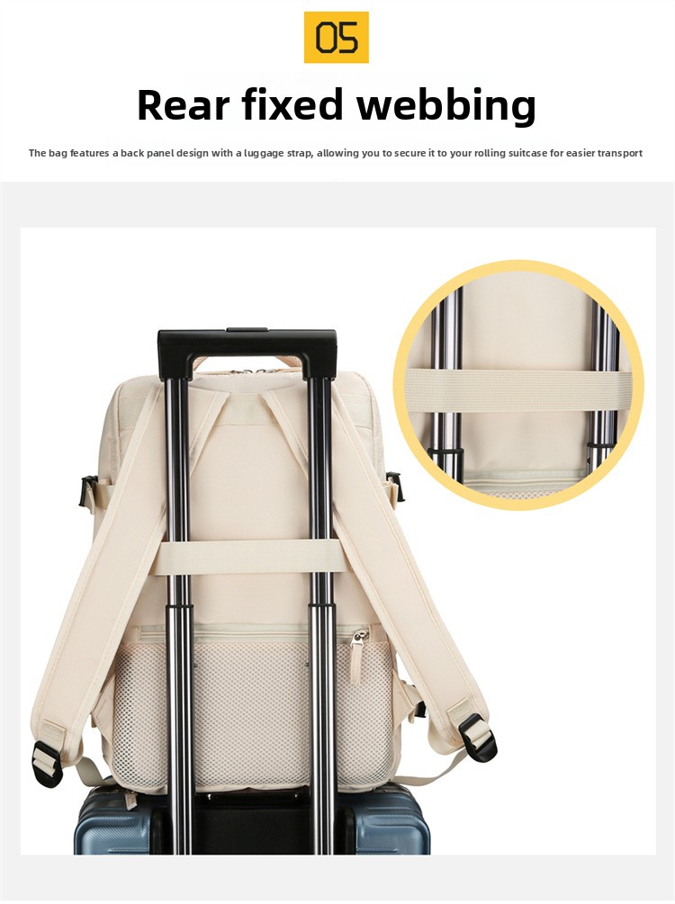 New Expandable Large Capacity Multifunctional Casual Laptop Bag Short Trip Backpack_voghion.com