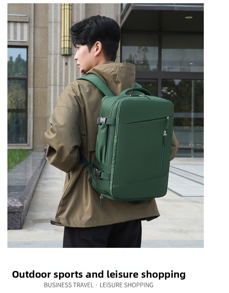 New Expandable Large Capacity Multifunctional Casual Laptop Bag Short Trip Backpack_voghion.com