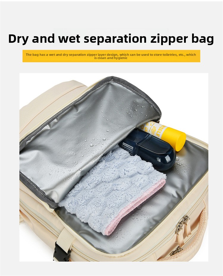 New Expandable Large Capacity Multifunctional Casual Laptop Bag Short Trip Backpack_voghion.com