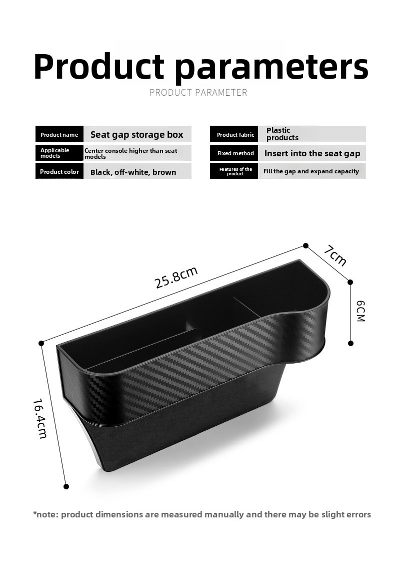 Interior Accessories Seat Bag Car Gap Storage Box Organizer_voghion.com
