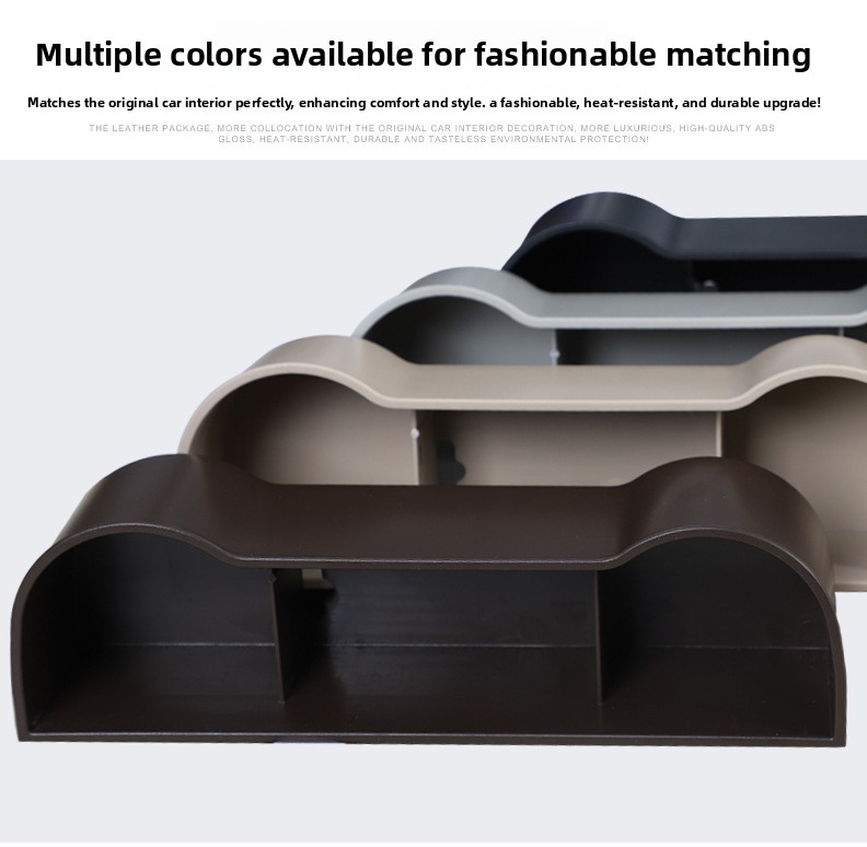 Boîte de rangement Gap pour compartiment central de siège, organisateur multifonctionnel pour l'intérieur de voiture_voghion.com