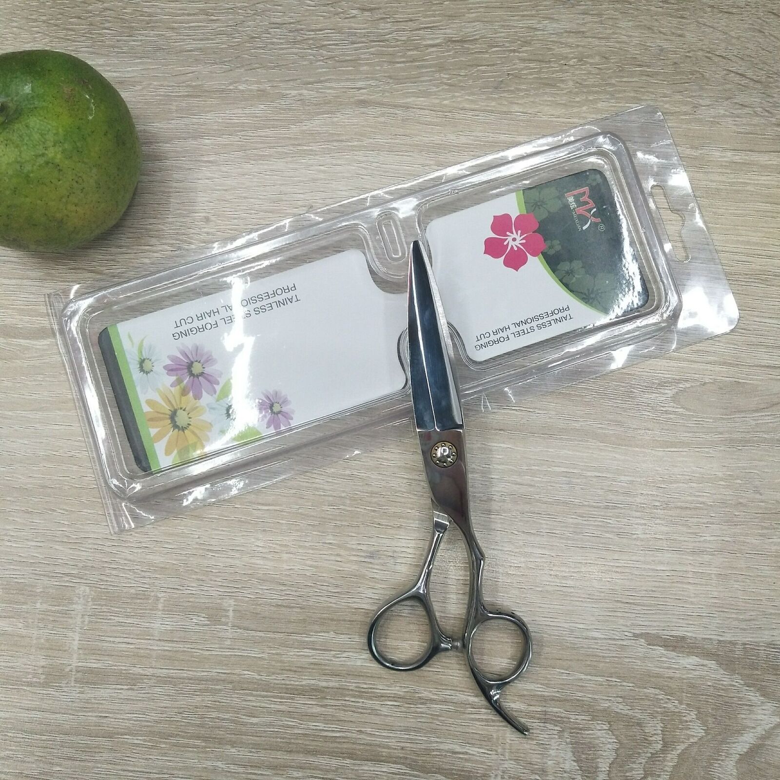 Professional Stainless Steel Curved And Flat Hairdressing Scissors_voghion.com