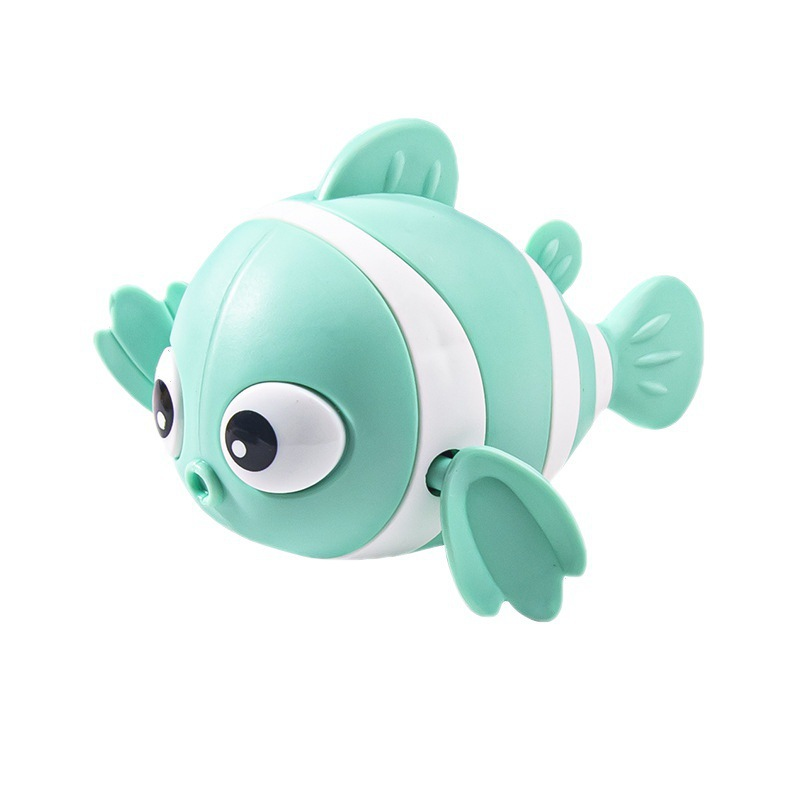 Brinquedo de banho peixe palhaço de corda para bebés_voghion.com