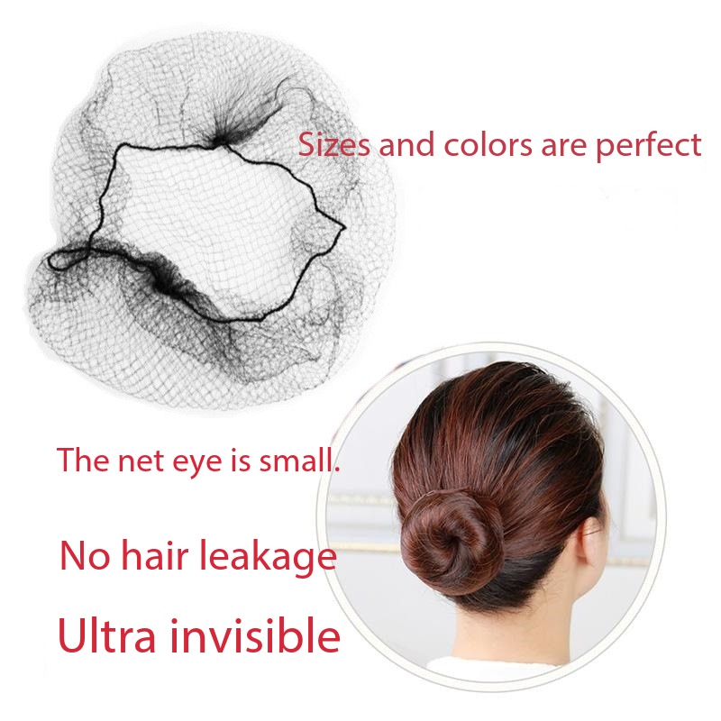 Invisible Hairnet For Flight Attendants High Elasticity Mesh_voghion.com