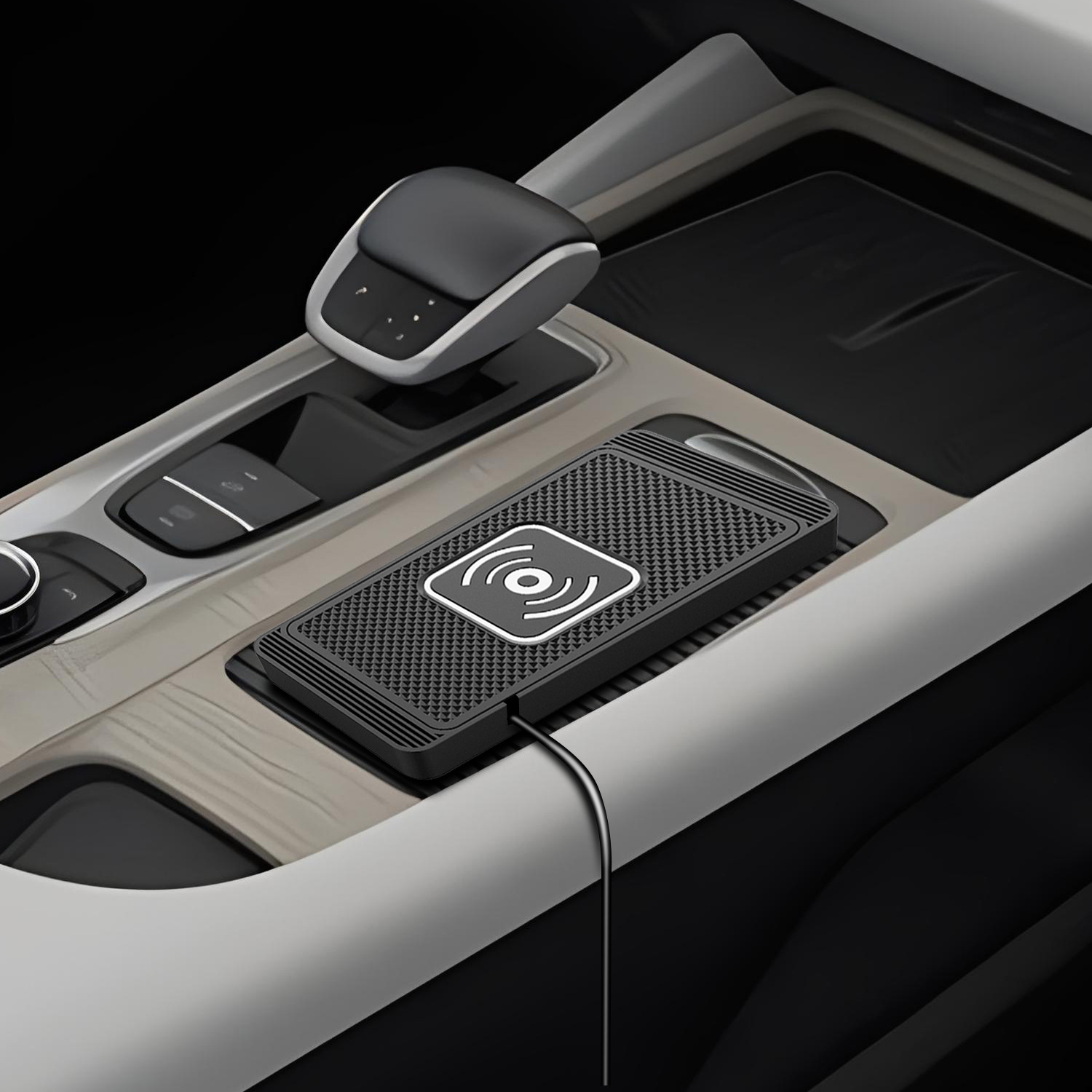 Autolader voor grensoverschrijdende handel, 15W inductie, compatibel met Huawei en Samsung, draadloos snelladen_voghion.com