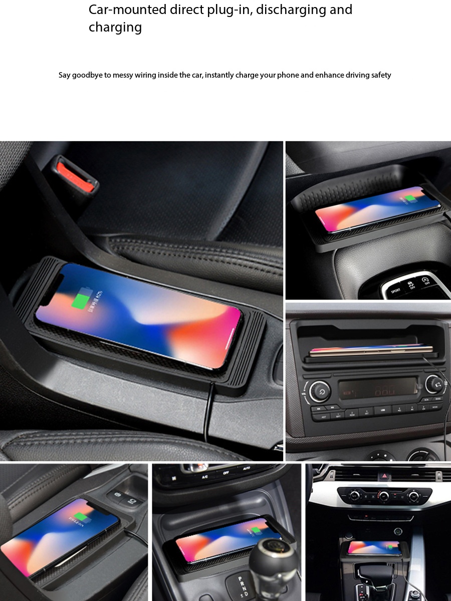 Draadloze inductie autolader voor samsung en huawei_voghion.com