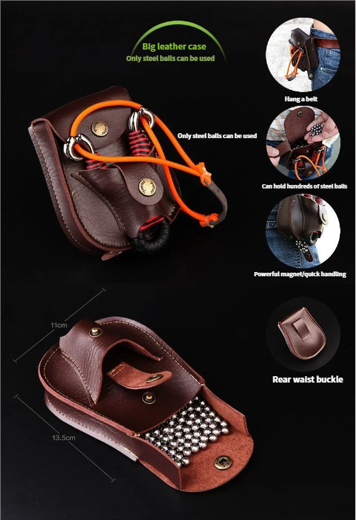Precision Traditional Metal Slingshot Set For Outdoor Sports_voghion.com