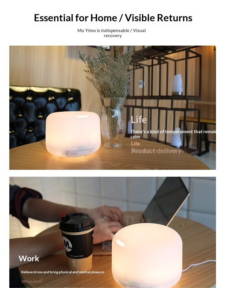Ultrasonic Humidifier Aroma Diffuser For Home With Usb Power_voghion.com