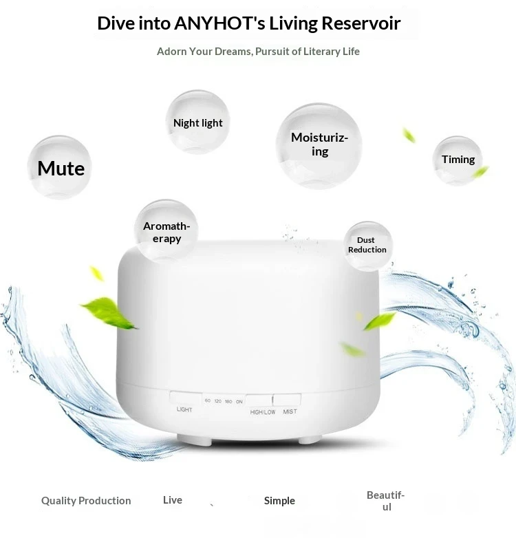Ultrasonic Humidifier Aroma Diffuser For Home With Usb Power_voghion.com