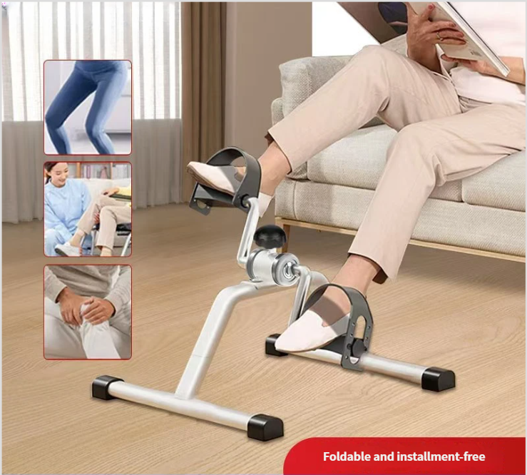 Compact Mini Exercise Bike - Portable Arm & Leg Toner For Home Use - Multi-Level Resistance_voghion.com