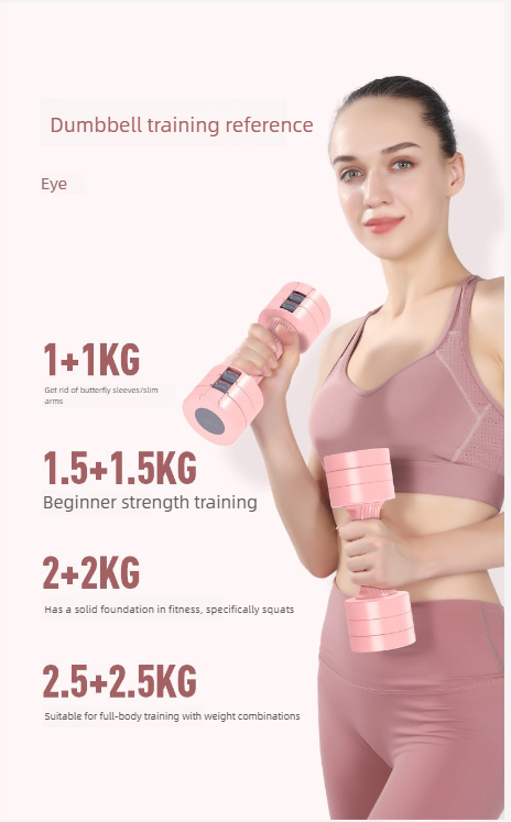 Adjustable Dumbbell Set For Home Workout Arm Toning And Yoga_voghion.com