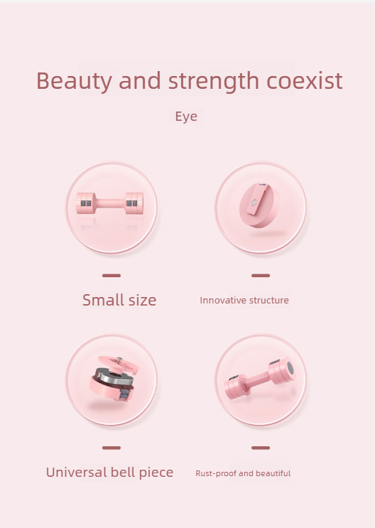 Adjustable Dumbbell Set For Home Workout Arm Toning And Yoga_voghion.com