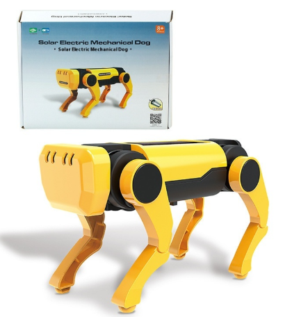 You Can Walk Steam In The Sun - Solar Electric Robot Dog Children's Assembly Toy Boy Educational Robotjavascript_voghion.com