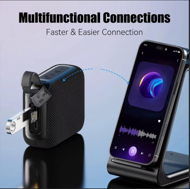 New GO4 Cross-Border Portable Fabric Outdoor Card Slot Creative Mini Subwoofer Gift Speaker_voghion.com