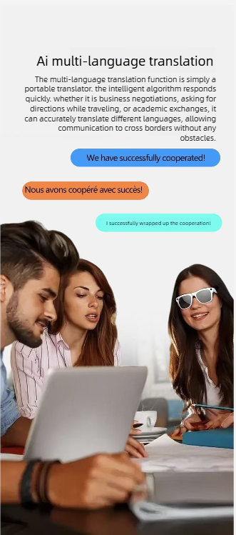 Smart Glasses With Voice Control And Bluetooth Camera For Photos_voghion.com