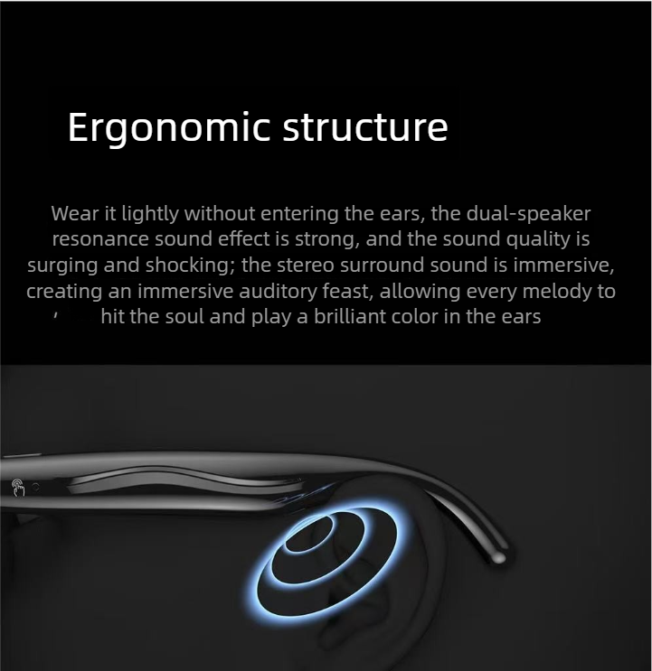 Smart Glasses With Voice Control And Bluetooth Camera For Photos_voghion.com