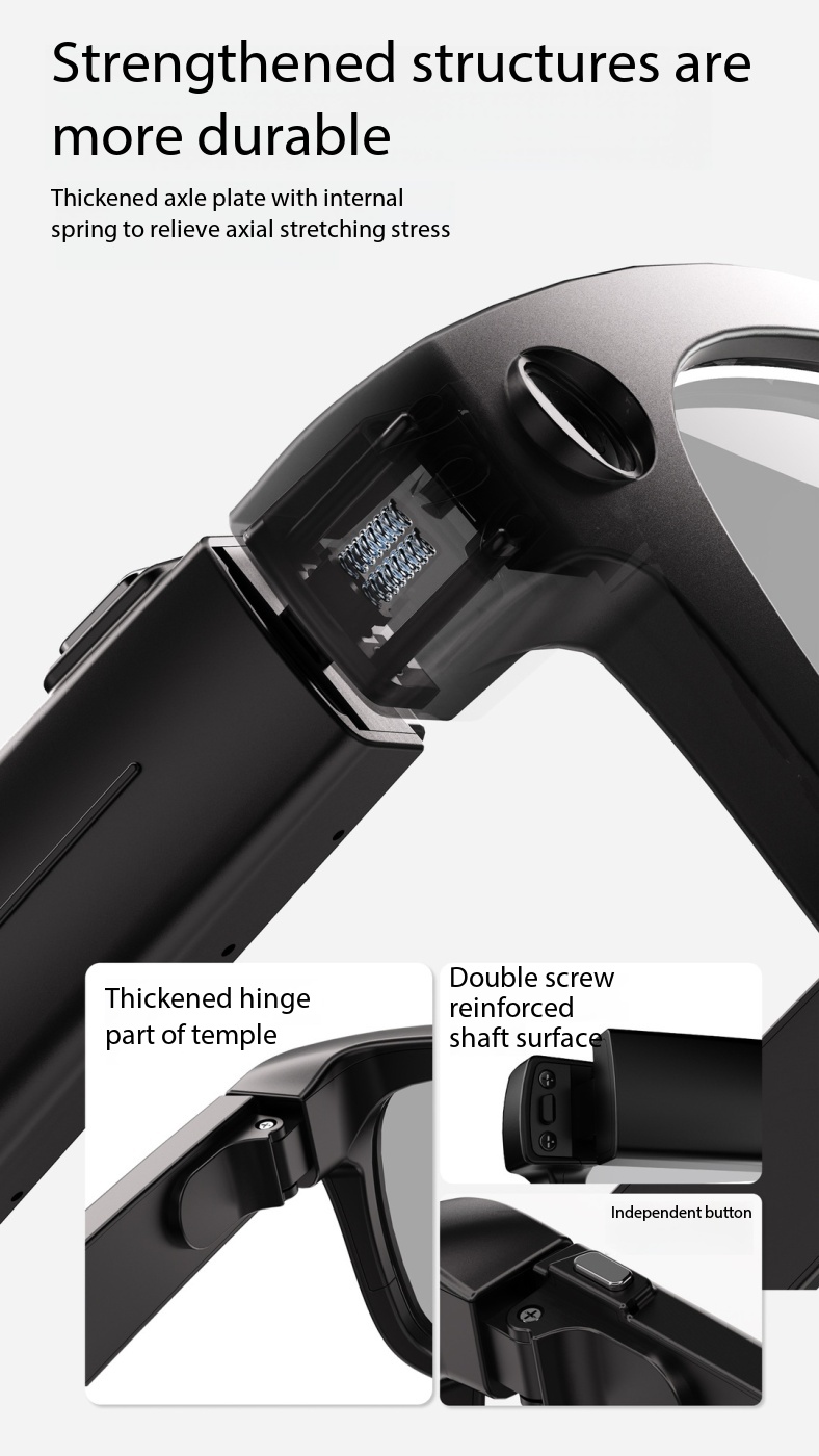 Smart Glasses With Integrated Camera For Photos And Video Calls_voghion.com