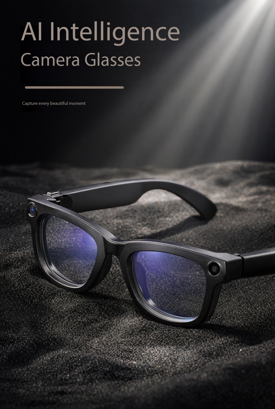 Smart Glasses With Integrated Camera For Photos And Video Calls_voghion.com