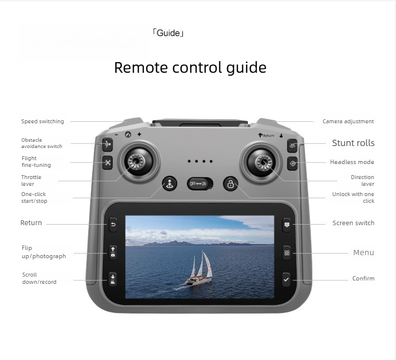 Hd Aerial Photography Drone With Remote Control And Optical Flow_voghion.com