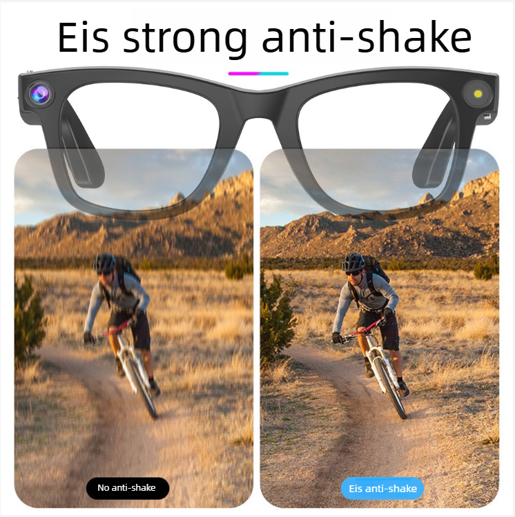T100 With Camera, 800W Pixels For Photo Taking, Video Recording, Call Translation, AI Smart Glasses_voghion.com