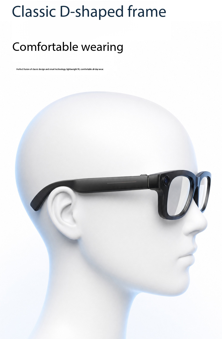 Smart Glasses With Integrated Camera For Photos And Video Calls_voghion.com
