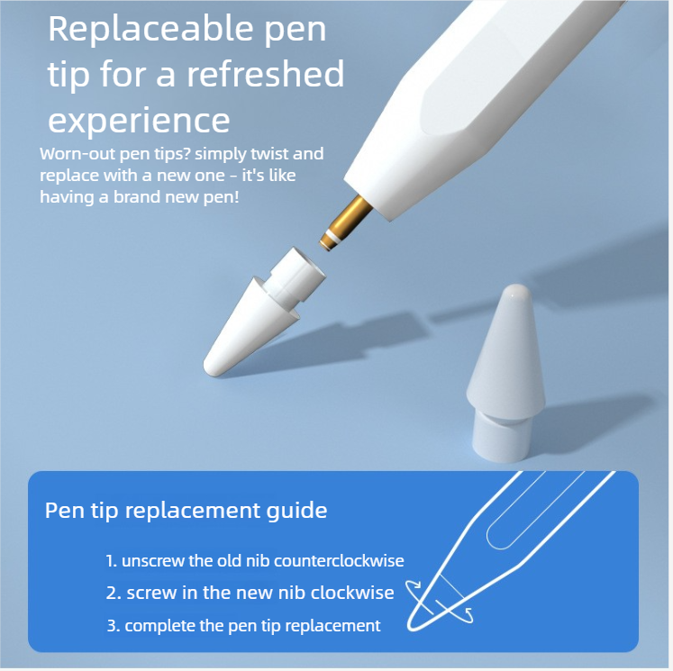 Lápiz táctil capacitivo para tablet con pantalla táctil, compatible con iPad y otros teléfonos._voghion.com