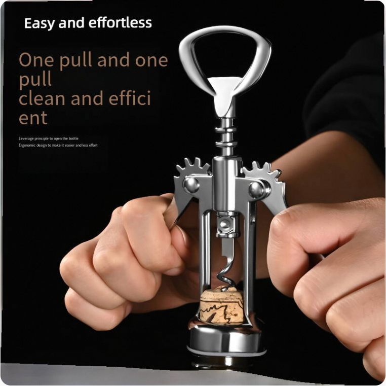 Bottle Opener For Red Wine, Stainless Steel Beer Kitchen Wine Opener, Multifunctional Corkscrew_voghion.com