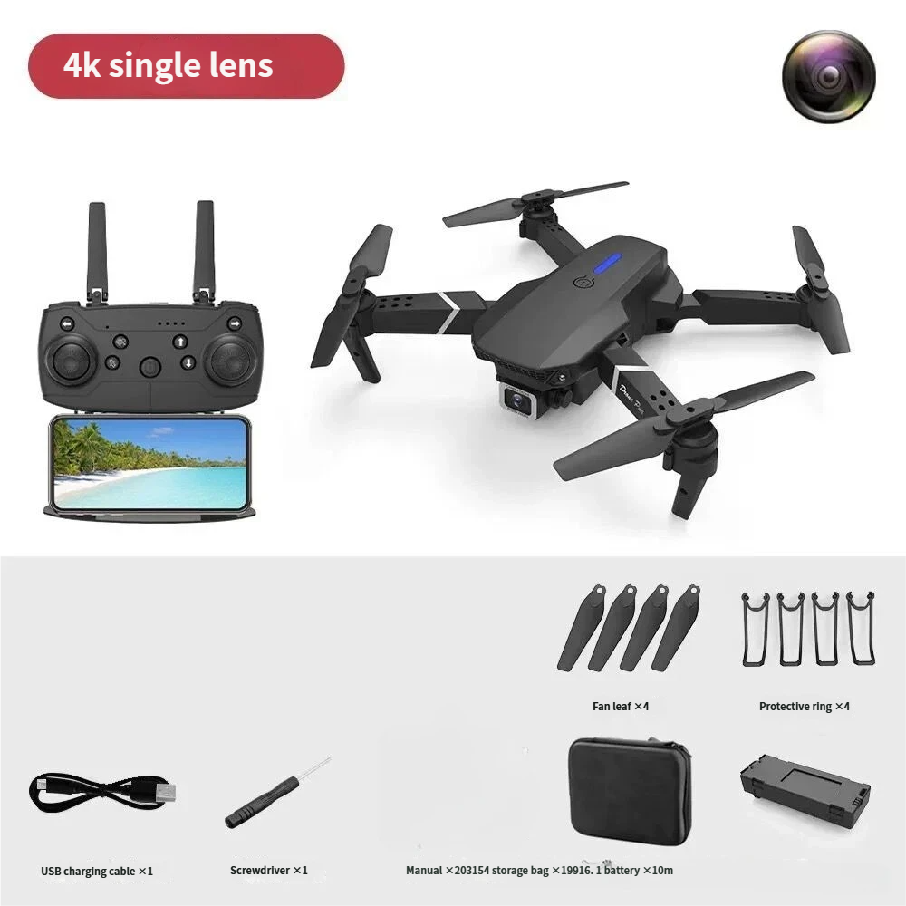 Cross-border Bestseller S6 8K High-definition Aerial Photography Obstacle Avoidance Quadcopter Remote Control Aircraft_voghion.com