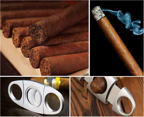 Cross-border Wholesale Scissors, Portable Double-edged Tool, Cigar Cutter_voghion.com