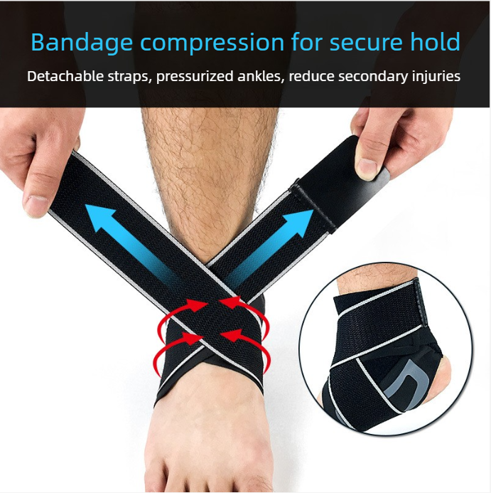 Op voorraad: groothandelbrace, dunne, ademende, elastische steunband, compressie, anti-verstuiking, sportenkelbrace_voghion.com