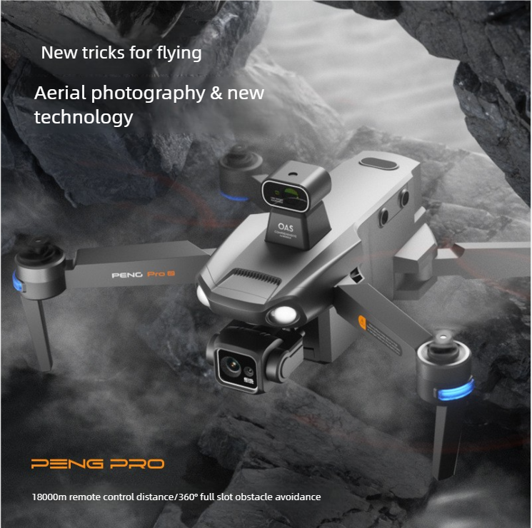 Nieuwe obstakelvermijdingsdrone S810 met 18 km HD-bereik, professionele luchtfotografie, zwart, technologie, afstandsbediening, auto, digitaal_voghion.com