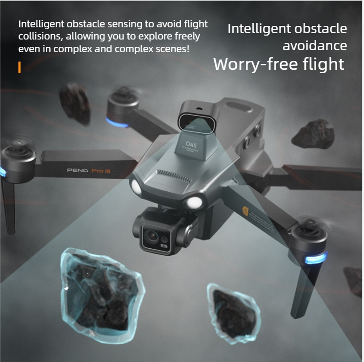 Nieuwe obstakelvermijdingsdrone S810 met 18 km HD-bereik, professionele luchtfotografie, zwart, technologie, afstandsbediening, auto, digitaal_voghion.com